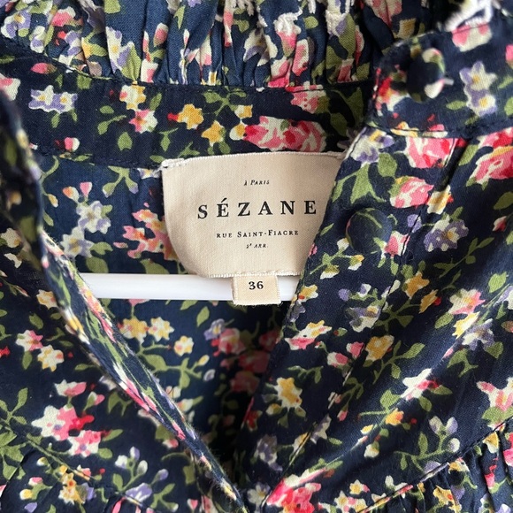 Sezane Agathe Blouse Size 36/4 - Picture 2 of 6